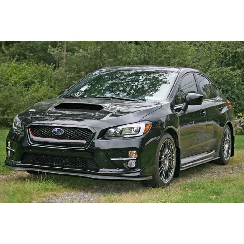 RallyArmor | Red Mud Flap White Logo - WRX / STI 2015-2021