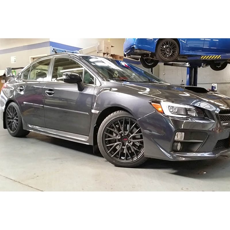 RallyArmor | Red Mud Flap White Logo - WRX / STI 2015-2021
