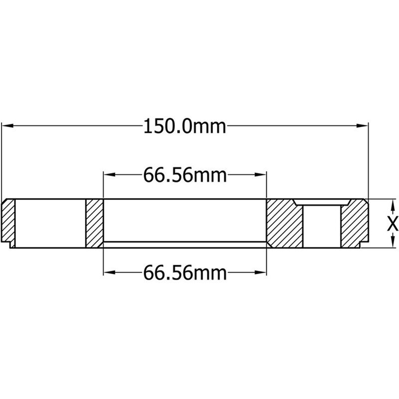 COYOTE | Wheel Spacer 5mm / 66.56mm / 5x112