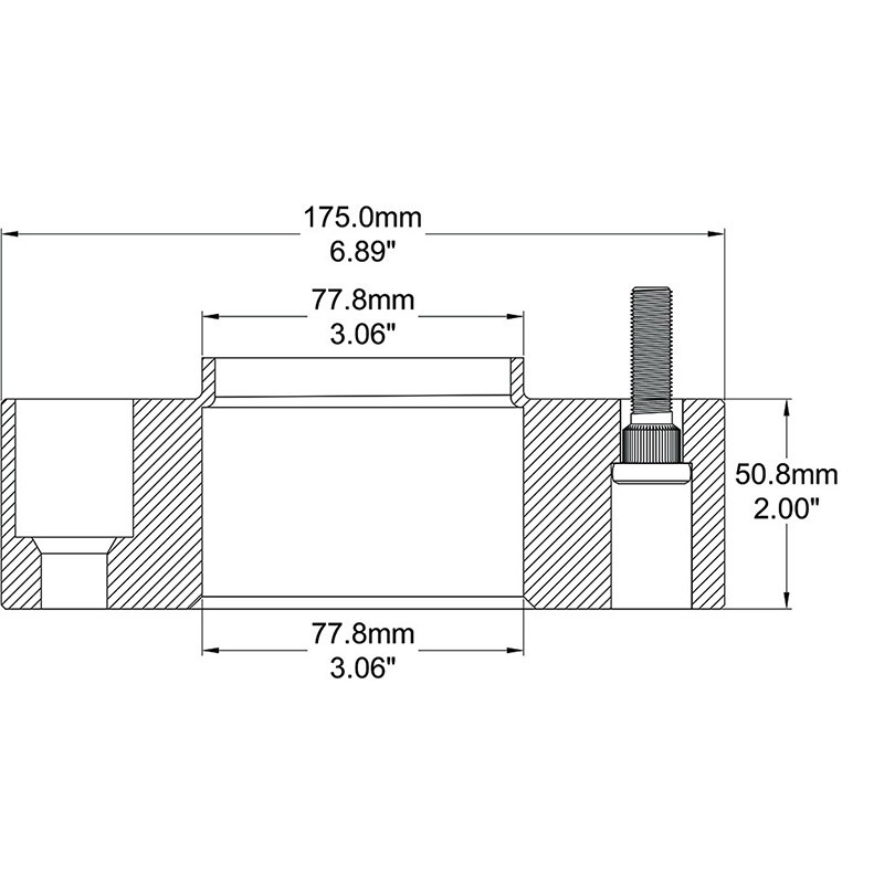 COYOTE | Wheel Spacer 50.8mm / 77.8mm / 6x139.7 / 14x1.5