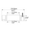 COYOTE | Wheel Spacer 50.8mm / 116.7mm / 8x165.1 / 14x1.5
