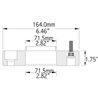 COYOTE | Wheel Spacer 44.45mm / 71.5mm / 5x127 / 1/2