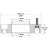 COYOTE | Wheel Spacer 38.1mm / 77.8mm / 6x139.7 / 14x1.5