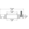 COYOTE | Wheel Spacer 31.75mm / 77.8mm / 6x139.7 / 12x1.25