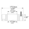 COYOTE | Wheel Spacer 38.1mm / 87.1mm / 6x135 / 14x1.5