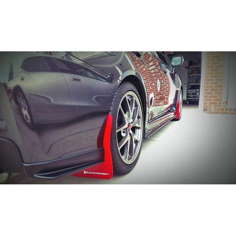 RallyArmor | Mud Flap Silver Logo - WRX / STI 2015-2021