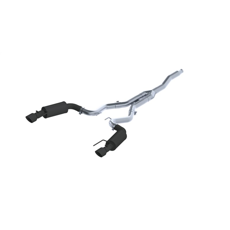 MBRP | Cat Back STREET VERSION BLACK - Mustang EcoBoost / EcoBoost Premium 2.3T 2015-2022