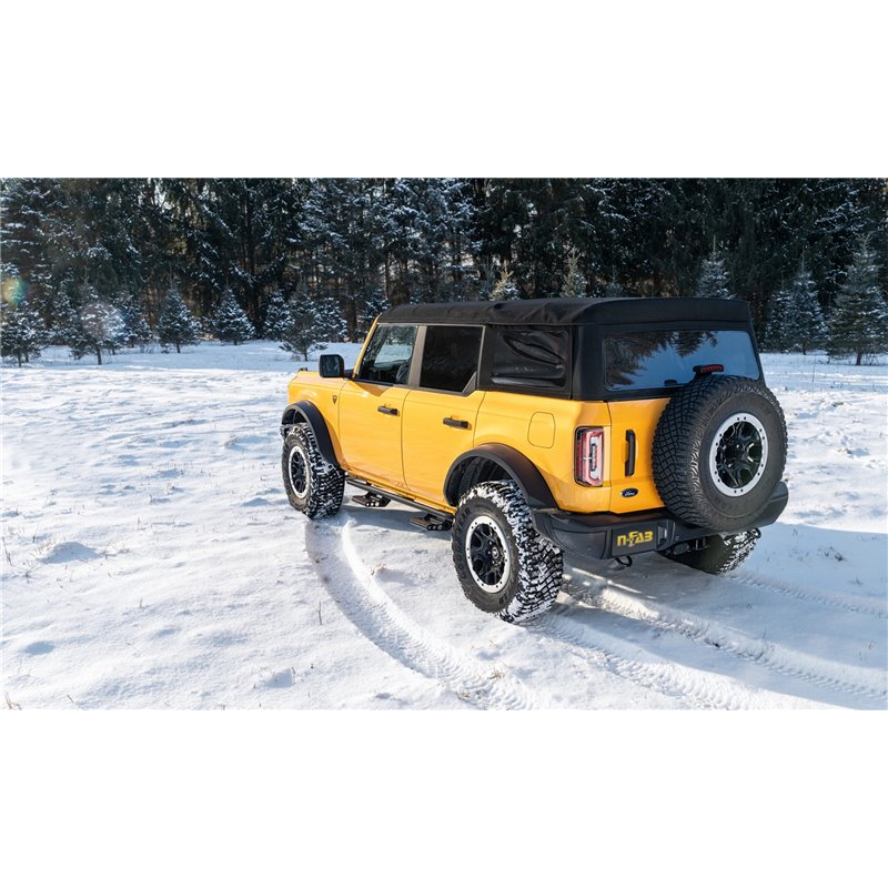 N-FAB | RKR Step System - Full Length (1 Step Mount/1 Step) - Bronco 2.3T / 2.7T 2021-2023
