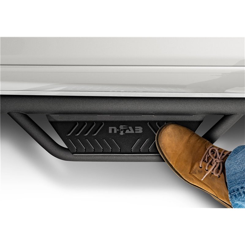 N-FAB | Podium LG Nerf Step - Cab Length (2 Steps) - Ram 1500 3.0L / 3.6L / 5.7L 2019-2023