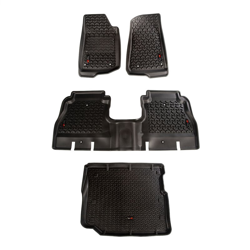 RUGGED RIDGE | Floor Liner Kit - Wrangler (JL) 2.0T / 3.0L / 3.6L 2018-2021