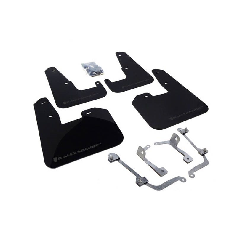 RallyArmor | Mud Flap Grey Logo - WRX Hatch 11-14 / STI Hatch 08-14