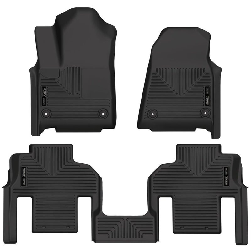 Husky Liners | Front/2nd Seat Floor Liners (Footwell Coverage) - Wagoneer 3.0T / 5.7L 2022-2023