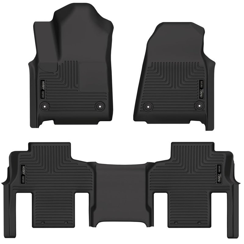 Husky Liners | Front/2nd Seat Floor Liners (Footwell Coverage) - Grand Cherokee / Grand Wagoneer 2022-2023