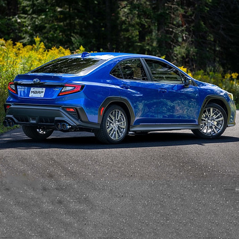 MBRP | Axle-Back Exhaust Quad Rear Exit, Race - Embouts Bleu Brûlé - WRX 2.4T 2022-2023
