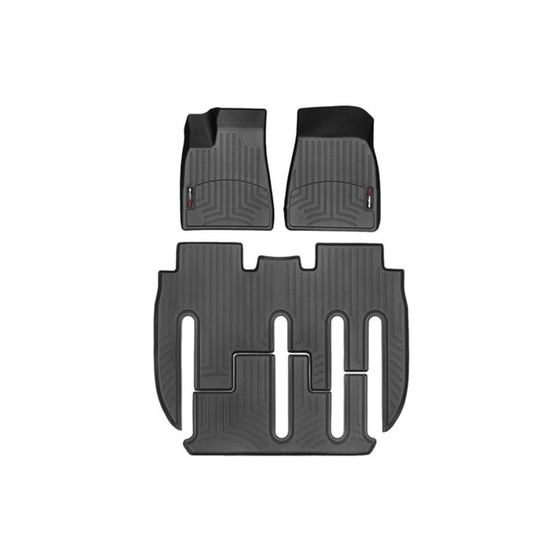 WeatherTech | FloorLiner Kit (1st, 2nd & 3rd Row) - Model X 7-Seater 2017*-2020* (w/ Manual Sliding 2nd Row)