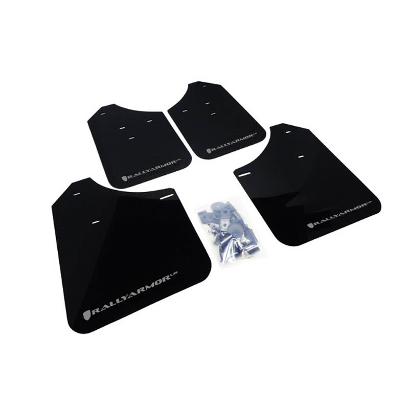RallyArmor | Mud Flap Silver Logo - RS/2.5i/WRX/STI 2002-2007