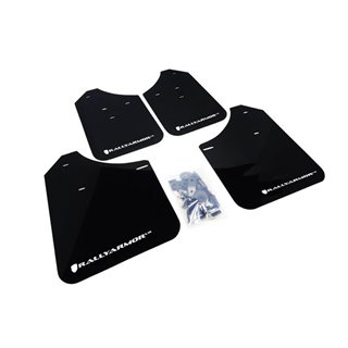RallyArmor | Mud Flap White Logo - RS/2.5i/WRX/STI 2002-2007