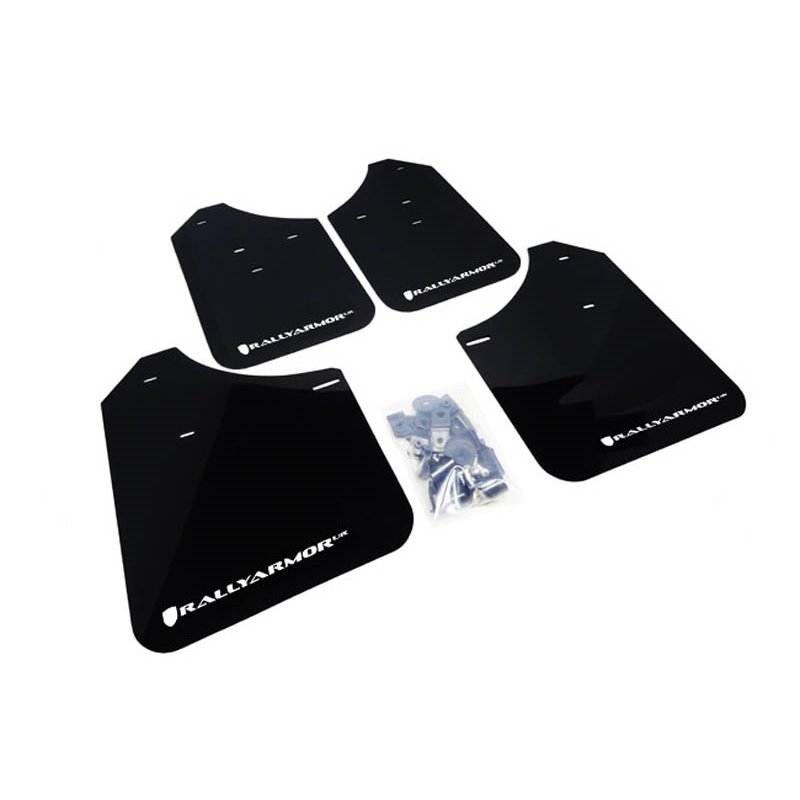 RallyArmor | Mud Flap White Logo - RS/2.5i/WRX/STI 2002-2007