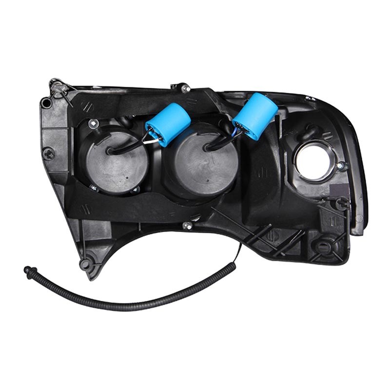 ANZO | Projector Headlights w/ Halo Black - Ram 1500 / 2500 / 3500 2000-2002