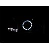 ANZO | Projector Headlights w/ Halo Black - Ram 1500 / 2500 / 3500 2000-2002