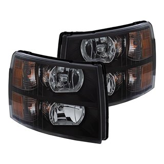 ANZO | Crystal Headlights Noir - Chevrolet 2007-2013