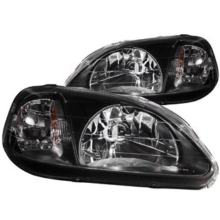 ANZO | Crystal Headlights Noir - Civic 1.6L 1999-2000