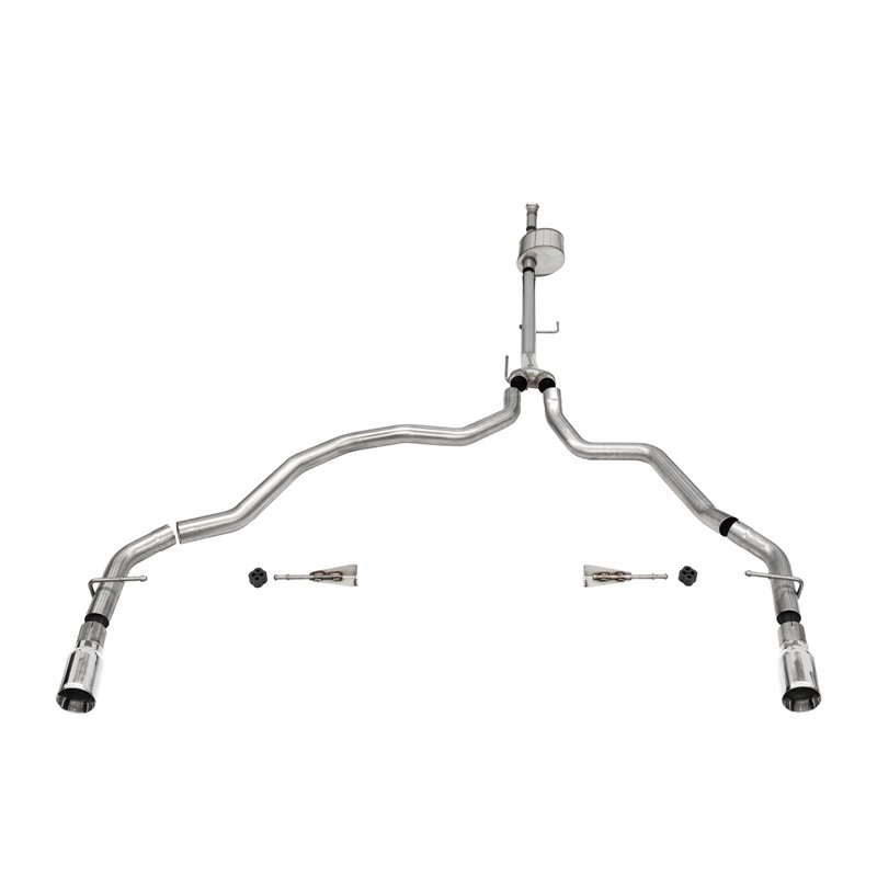 Corsa | Xtreme Cat-Back Exhaust System - F-150 XL / XLT 5.0L 2021-2023