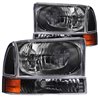 ANZO | Crystal Headlights Noir - Excursion / F-250 / F-350 2000-2004