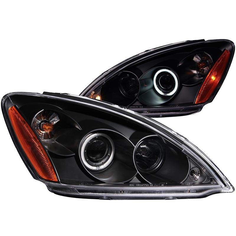 ANZO | Projector Headlights w/ Halo Black (SMD LED) - Lancer 2.0L / 2.4L 2004-2006