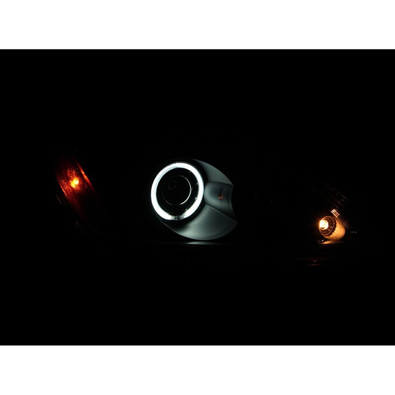 ANZO | Projector Headlights w/ Halo Black (SMD LED) - Lancer 2.0L / 2.4L 2004-2006