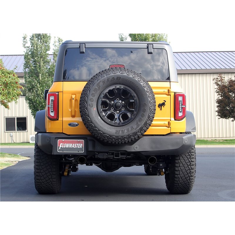 Flowmaster | Outlaw Cat-Back Exhaust - Bronco 2.3T / 2.7T 2021-2023