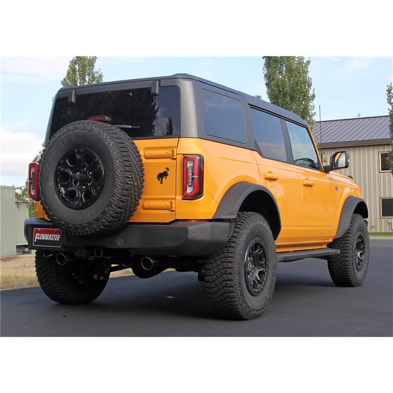 Flowmaster | Outlaw Cat-Back Exhaust - Bronco 2.3T / 2.7T 2021-2023