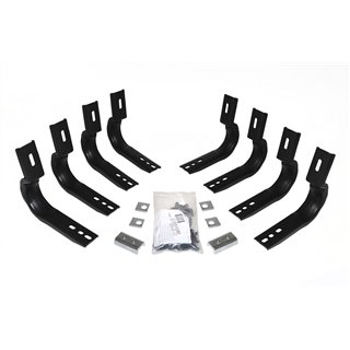 Go Rhino | OE Xtreme Cab Length Side Steps - MOUNTING BRACKETS ONLY - Chevrolet / GMC 2007-2019