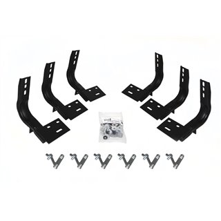 Go Rhino | OE Xtreme Cab Length Side Steps - MOUNTING BRACKETS ONLY - Ram 1500 / 2500 / 3500 2009-2011
