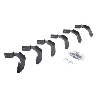 Go Rhino | V-Series V3 Aluminum and RB Slim Side Steps - MOUNTING BRACKETS ONLY - F-150 2004-2010