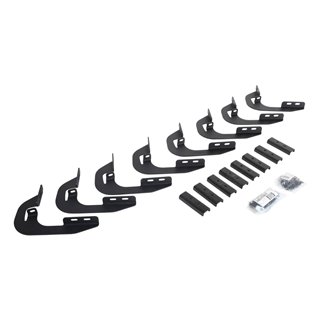 Go Rhino | V-Series V3 Aluminum, RB Side Steps, RB Slim Side Steps - MOUNTING BRACKETS ONLY - Sequoia / Tundra 3.5T 2022-2023