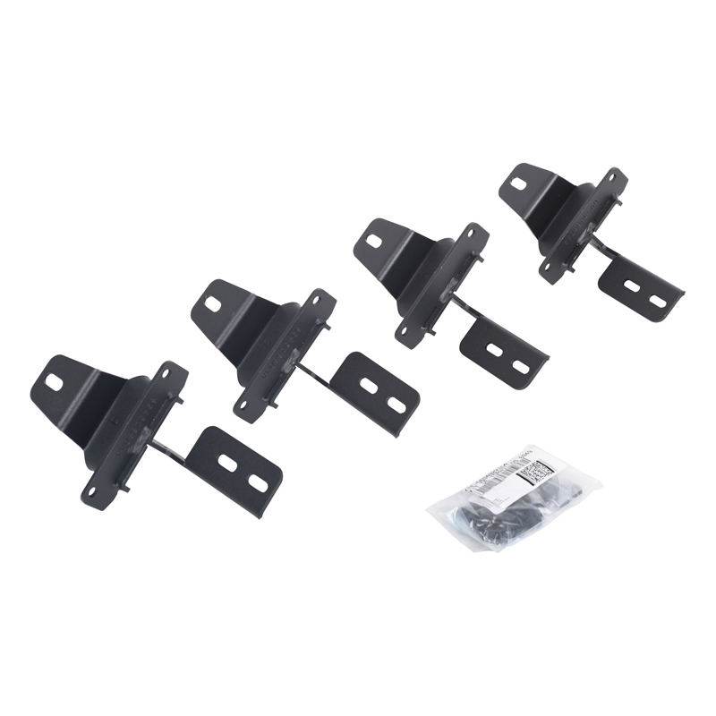 Go Rhino | V-Series V3 Aluminum and RB Slim Side Steps - MOUNTING BRACKETS ONLY - Wrangler (JL) 2.0T / 3.6L 2018