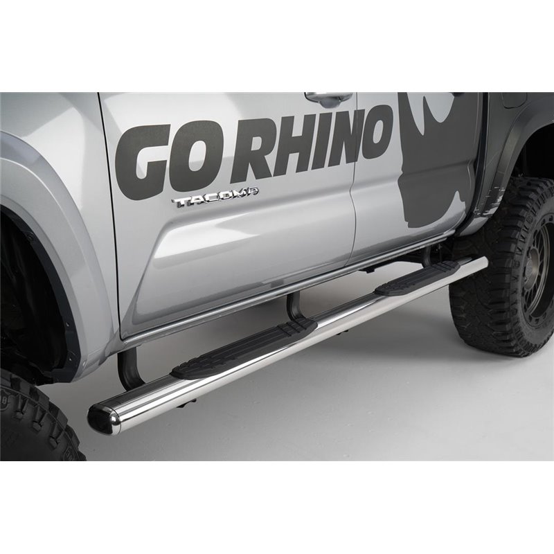 Go Rhino | 4" 1000 Series Side Steps w/ Mounting Brackets - Tundra 3.5T 2022