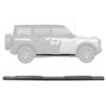 Go Rhino | 4" 1000 Series Side Steps - 73" long - BOARDS ONLY - Bronco / Wrangler (JL) 2018-2021