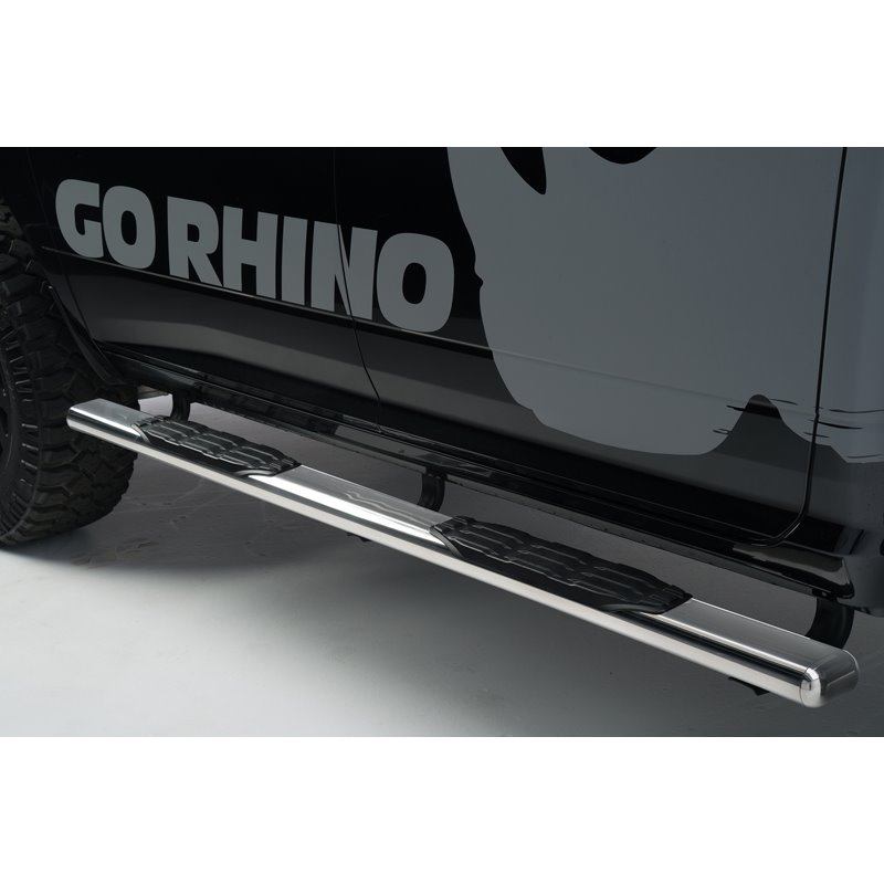 Go Rhino | 5" 1000 Series Side Steps w/ Mounting Brackets Kit - Ram 1500 / Classic 2015-2019
