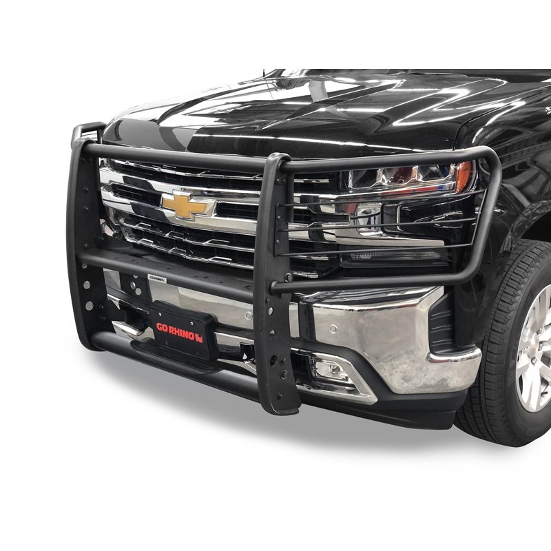 Go Rhino | 3100 Series StepGuard Grille Guard w/ Brush Guards - Silverado 1500 / Limited 2019-2022