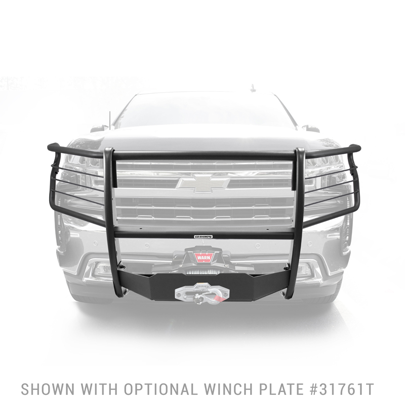 Go Rhino | 3100 Series StepGuard Grille Guard w/ Brush Guards - Silverado 1500 / Limited 2019-2022