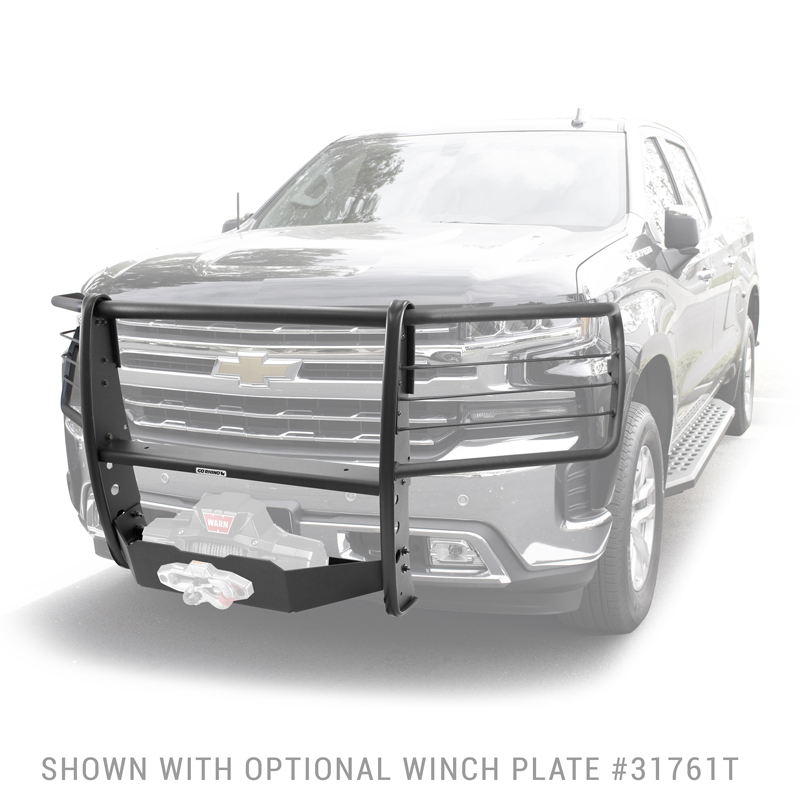 Go Rhino | 3100 Series StepGuard Grille Guard w/ Brush Guards - Silverado 1500 / Limited 2019-2022