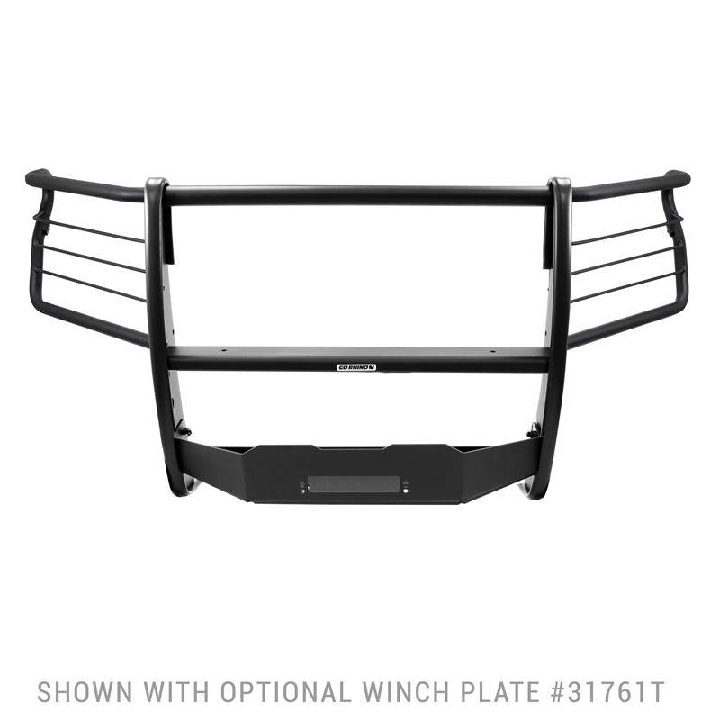 Go Rhino | 3100 Series StepGuard Grille Guard w/ Brush Guards - Silverado 1500 / Limited 2019-2022