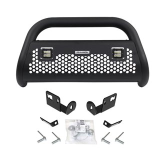 Go Rhino | RC2 Bull Bar w/ Mounting Brackets and Two 3" Cube Lights Kit - Tacoma SR / SR5 2.7L / 3.5L 2016