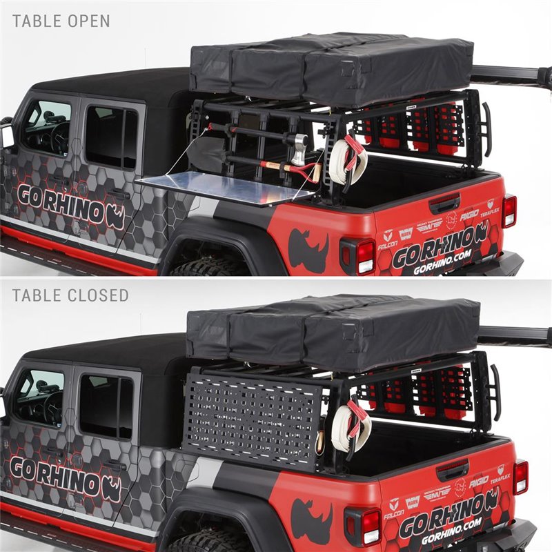 Go Rhino | XRS Accessory Gear Table - Chevrolet / Ford / GMC / Jeep / Nissan / Toyota 2006-2020