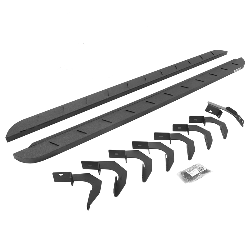 Go Rhino | RB10 Slim Line Running Boards w/ Mounting Brackets Kit - Chevrolet / GMC 2019-2022