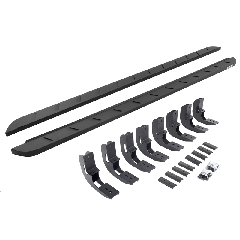 Go Rhino | RB10 Slim Line Running Boards w/ Mounting Brackets Kit - Chevrolet / GMC 2019-2022