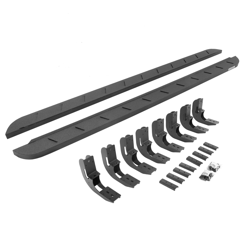 Go Rhino | RB10 Slim Line Running Boards w/ Mounting Brackets Kit - Chevrolet / GMC 2019-2022