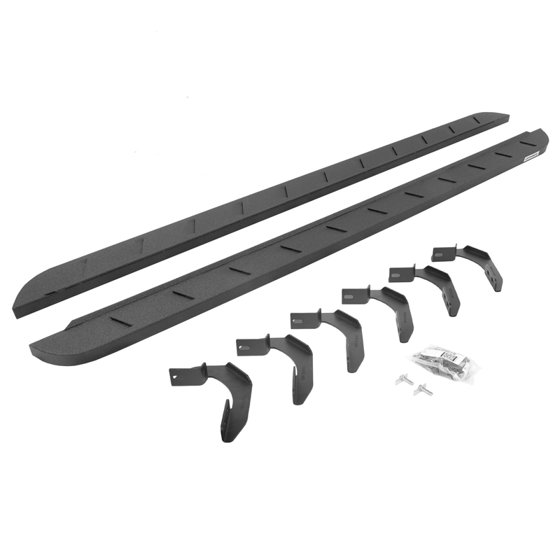 Go Rhino | RB10 Slim Line Running Boards w/ Mounting Brackets Kit - F-150 2004-2011